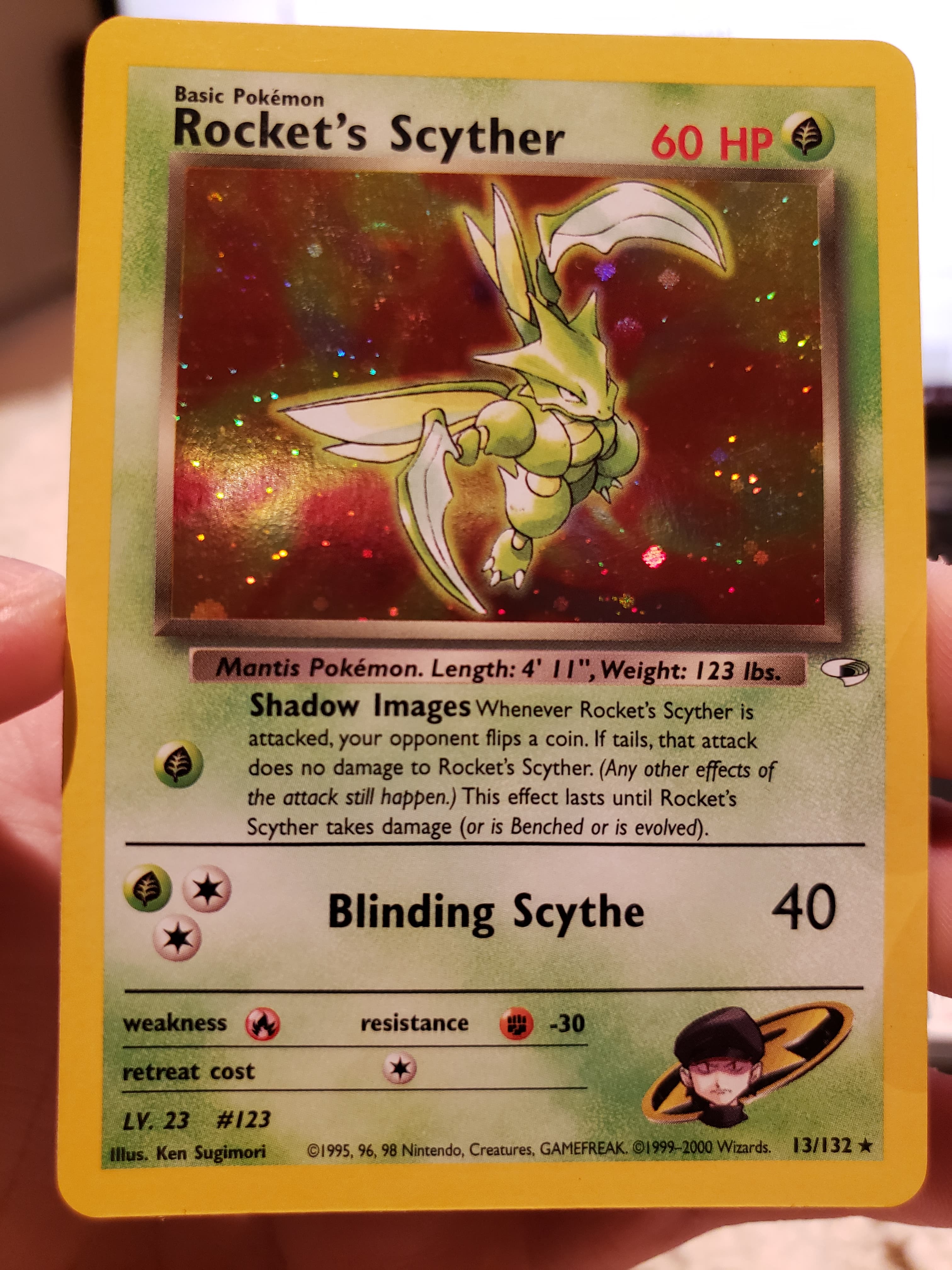 Pokemon 2024 Rocket's Scyther