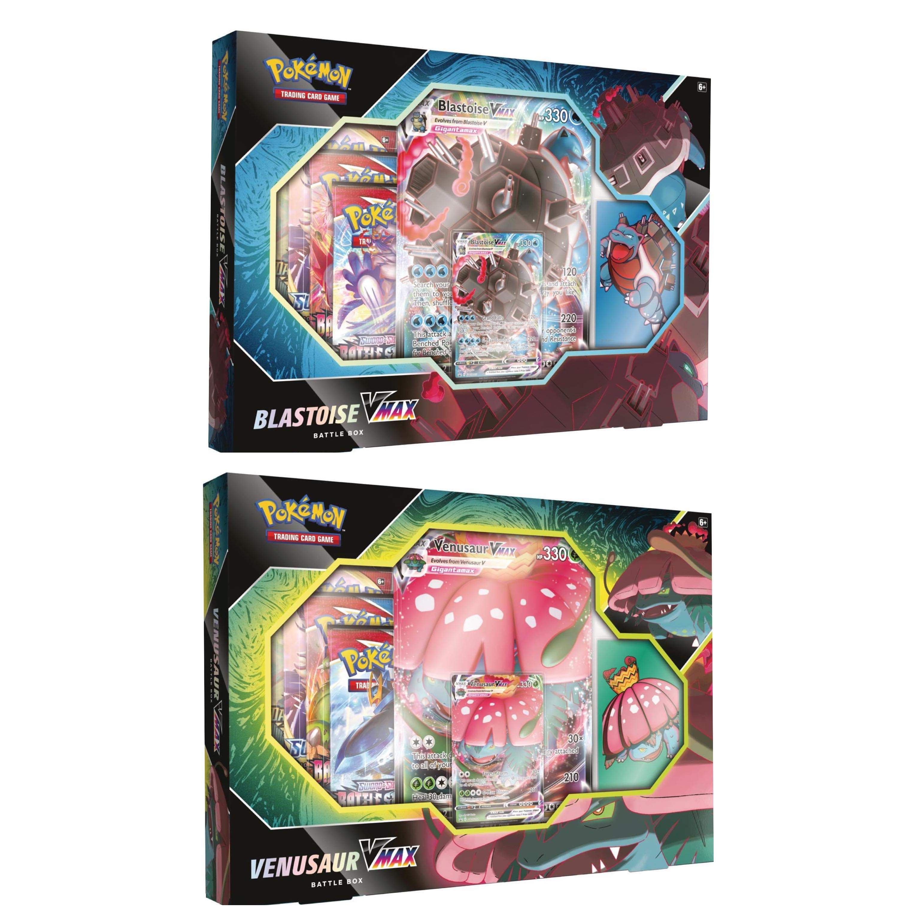 POKEMON VENUSAUR & BLASTOISE VMAX BATTLE BOX BUNDLE(LIMIT 2 PER PERSON KD Collectibles Ltd POKEMON VENUSAUR & BLASTOISE VMAX BATTLE BOX BUNDLE(LIMIT 2 PER PERSON KD Collectibles Ltd